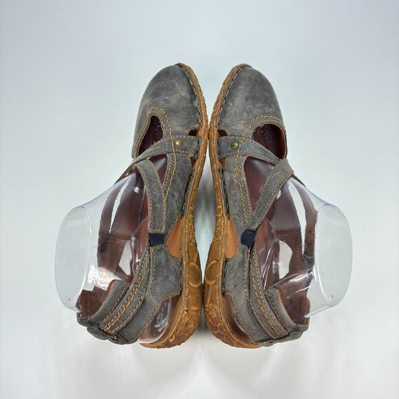 Josef Seibel Rosalie 13 Dark Blue Leather Hook & Loop Women’s Size US 9.5 EU 40 - Picture 7 of 10